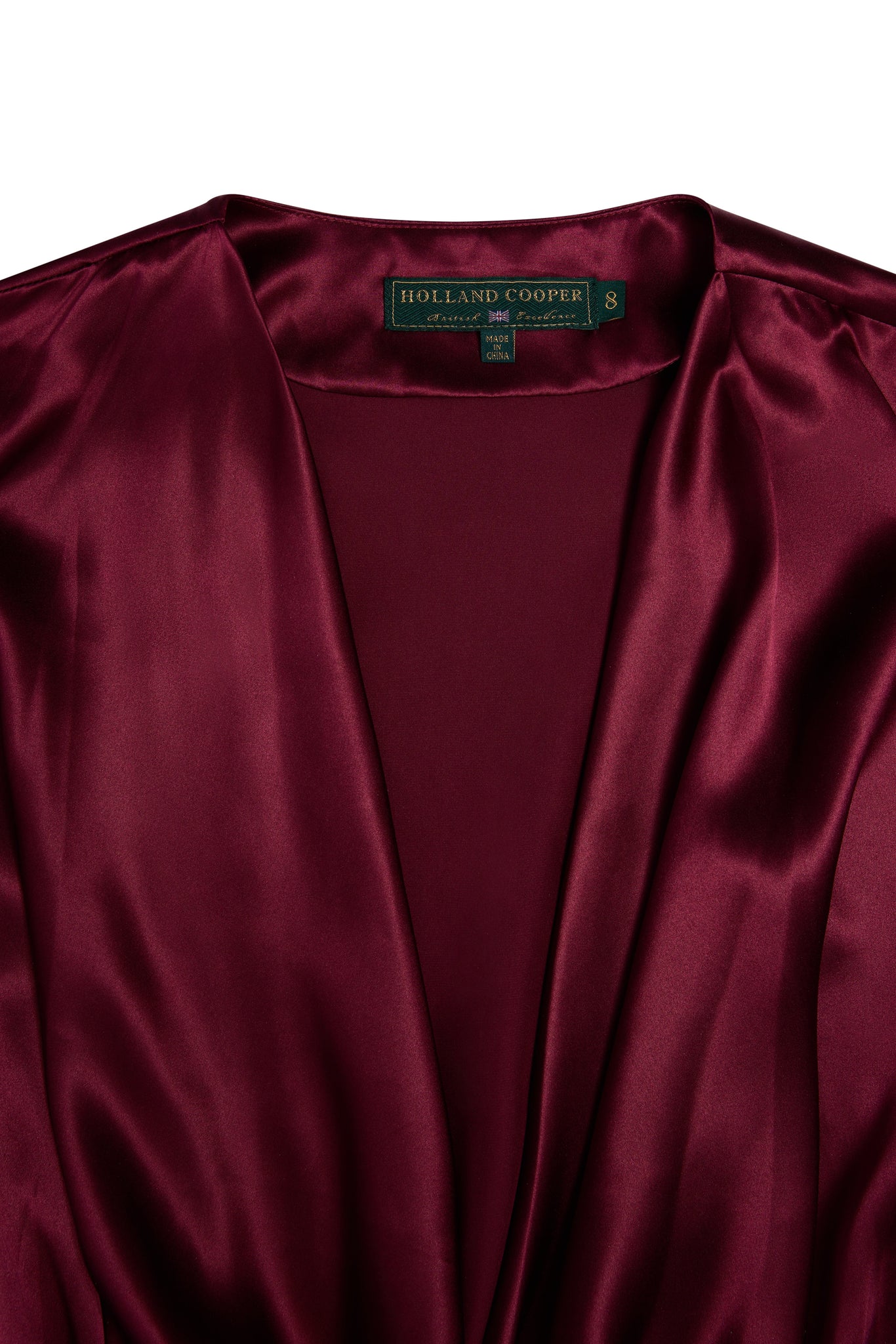 Silk Bodysuit (Burgundy)