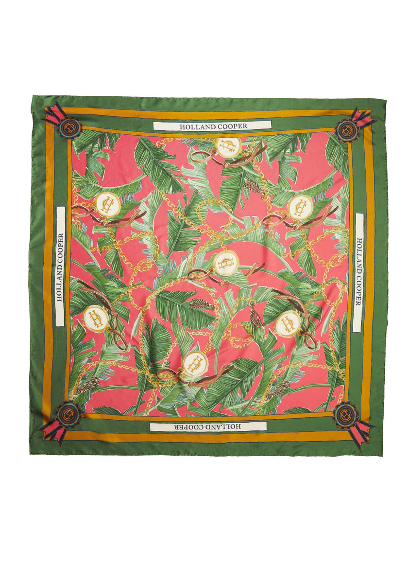 Silk Scarf (Taihiti Red)