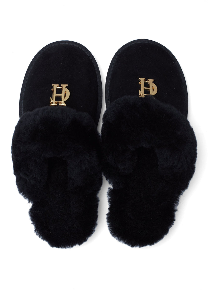 HC Shearling Slipper (Black)