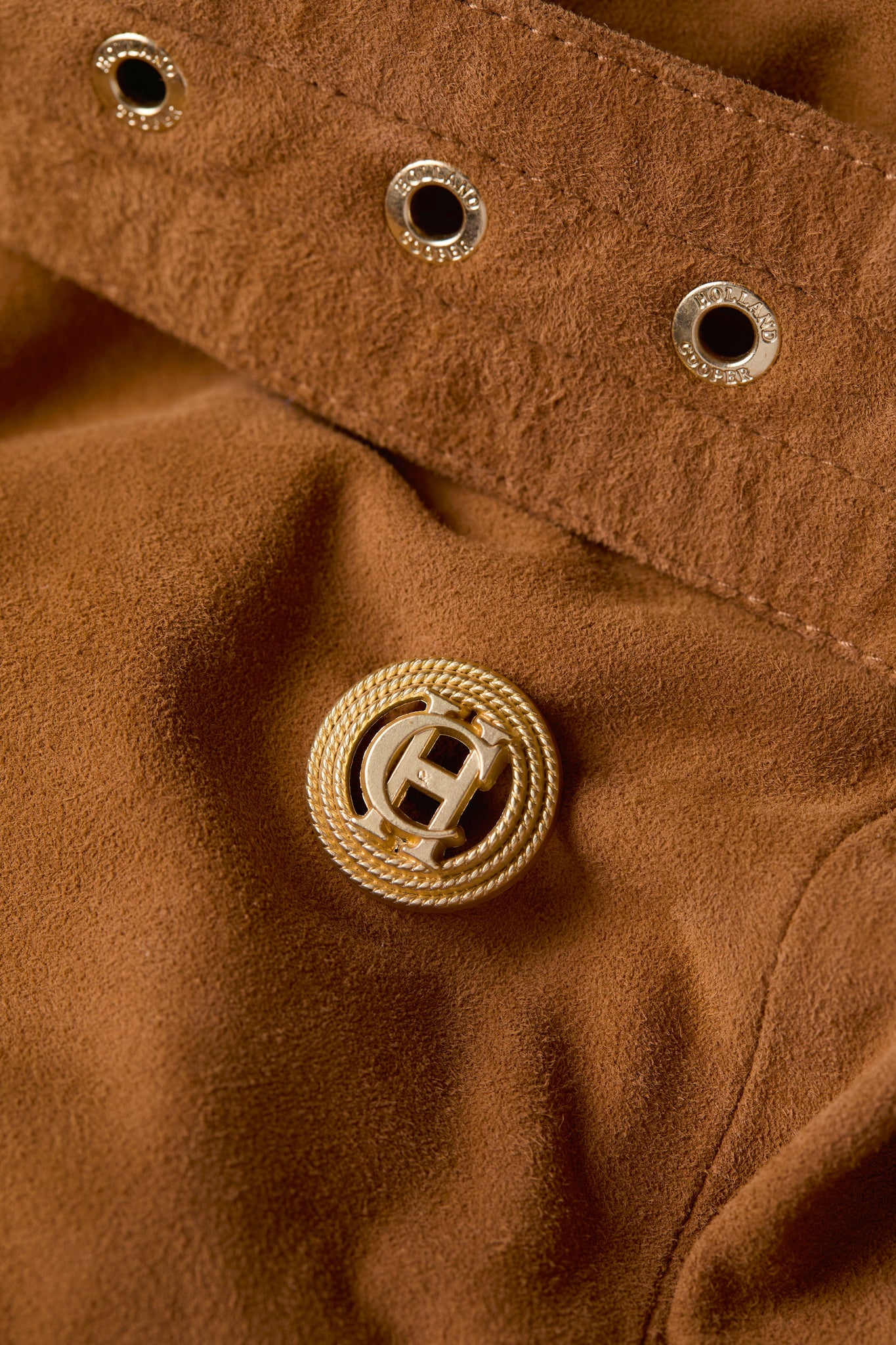 Full Length Sloane Suede Trench Coat (Tan)