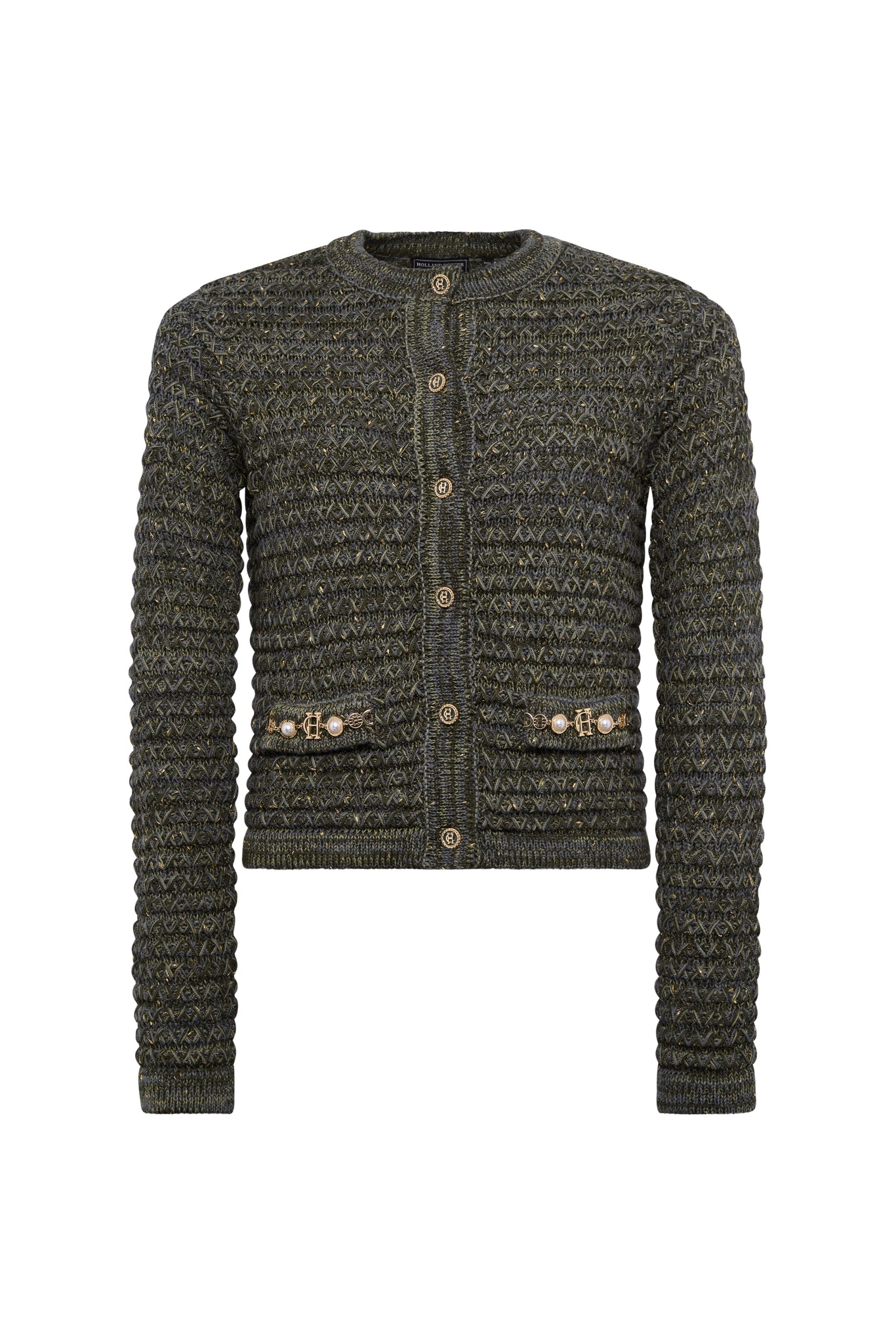 Sofia Knitted Jacket (Green)