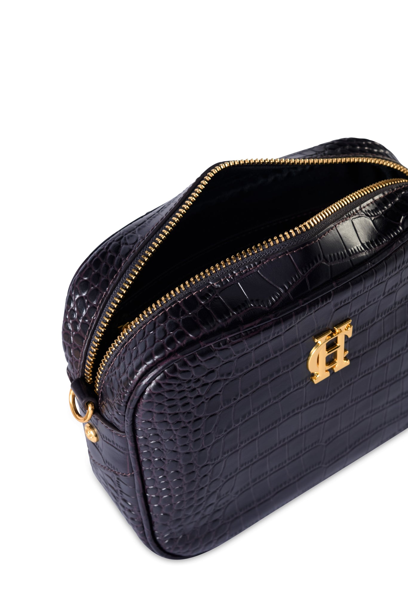 Soho Camera Bag (Rich Chocolate Croc)