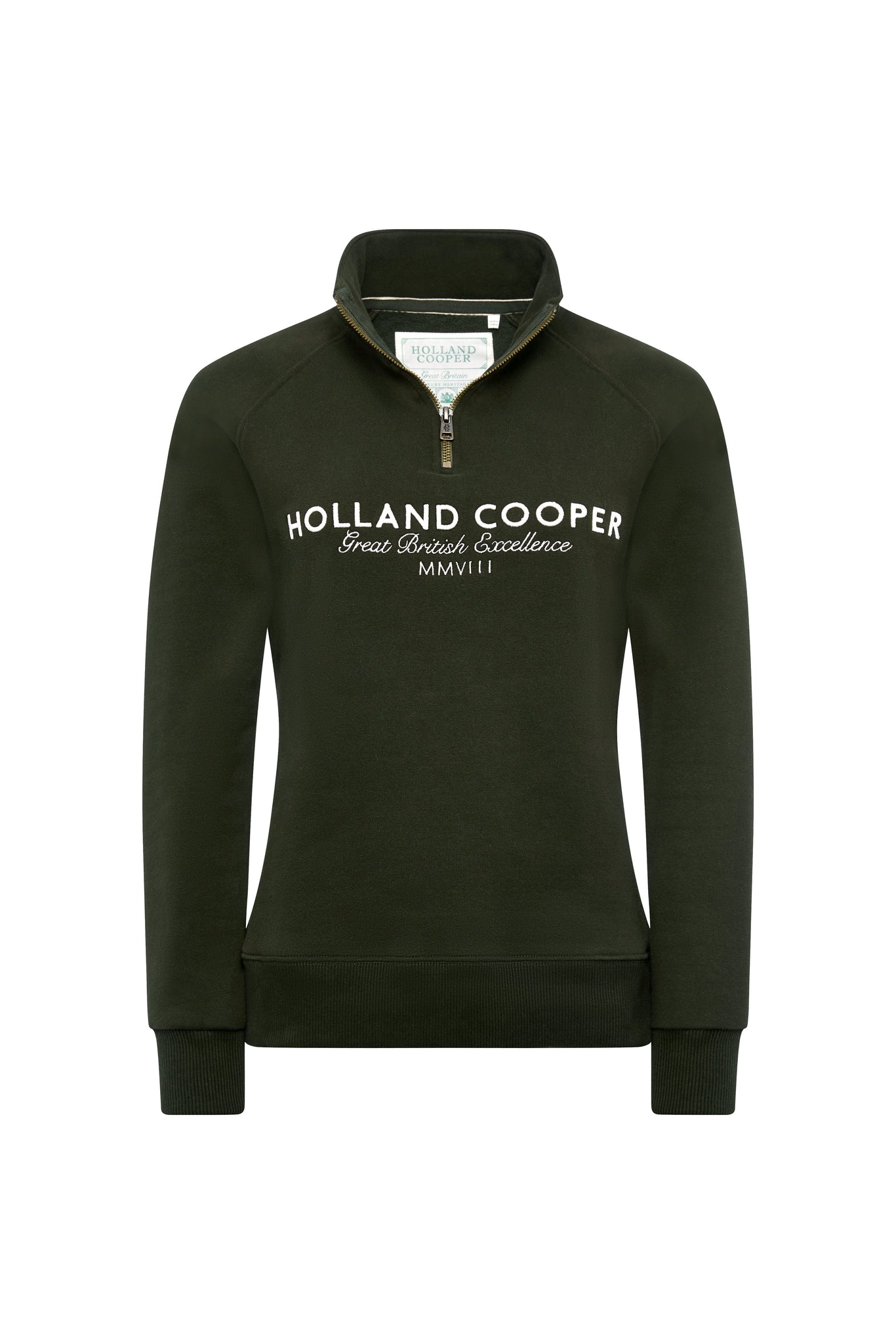 Sporting Goods Zip Henley (Racing Green)