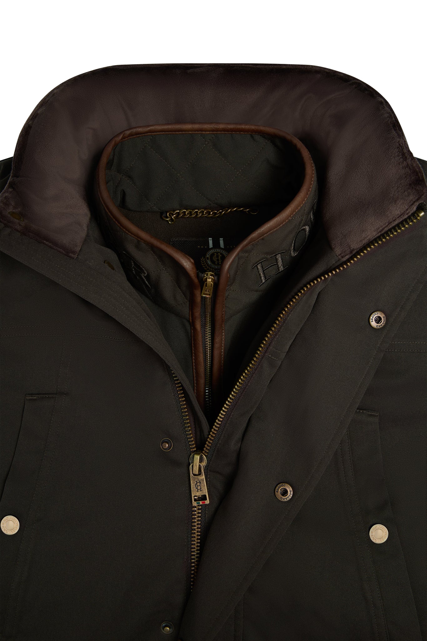 Men's Stamford Field Coat (Chocolate)
