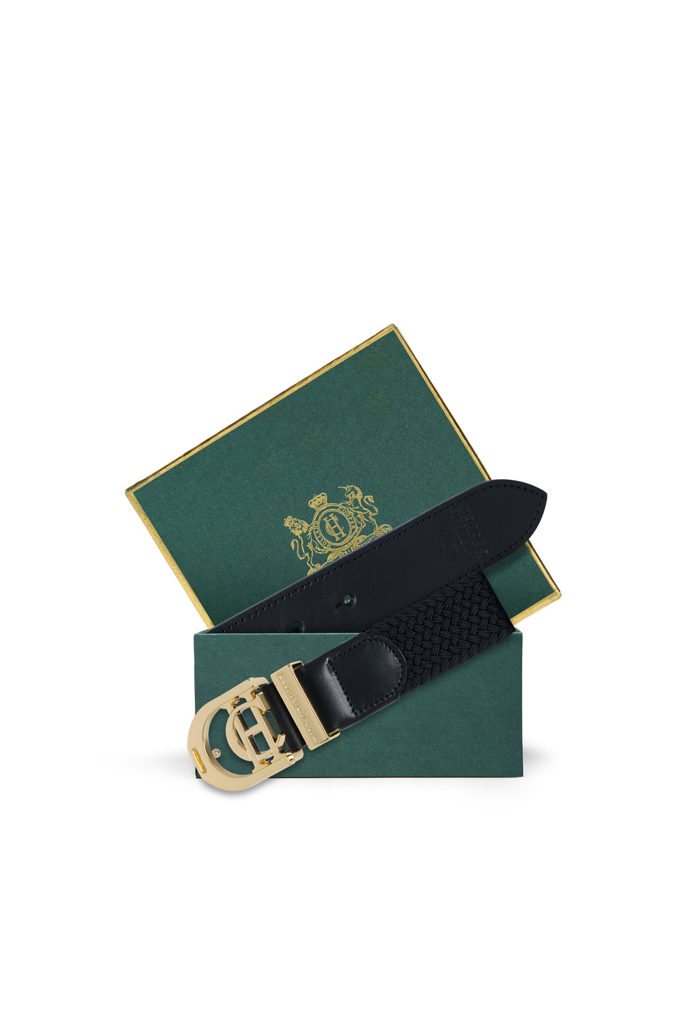 Stirrup Heritage Belt (Black Crystal)