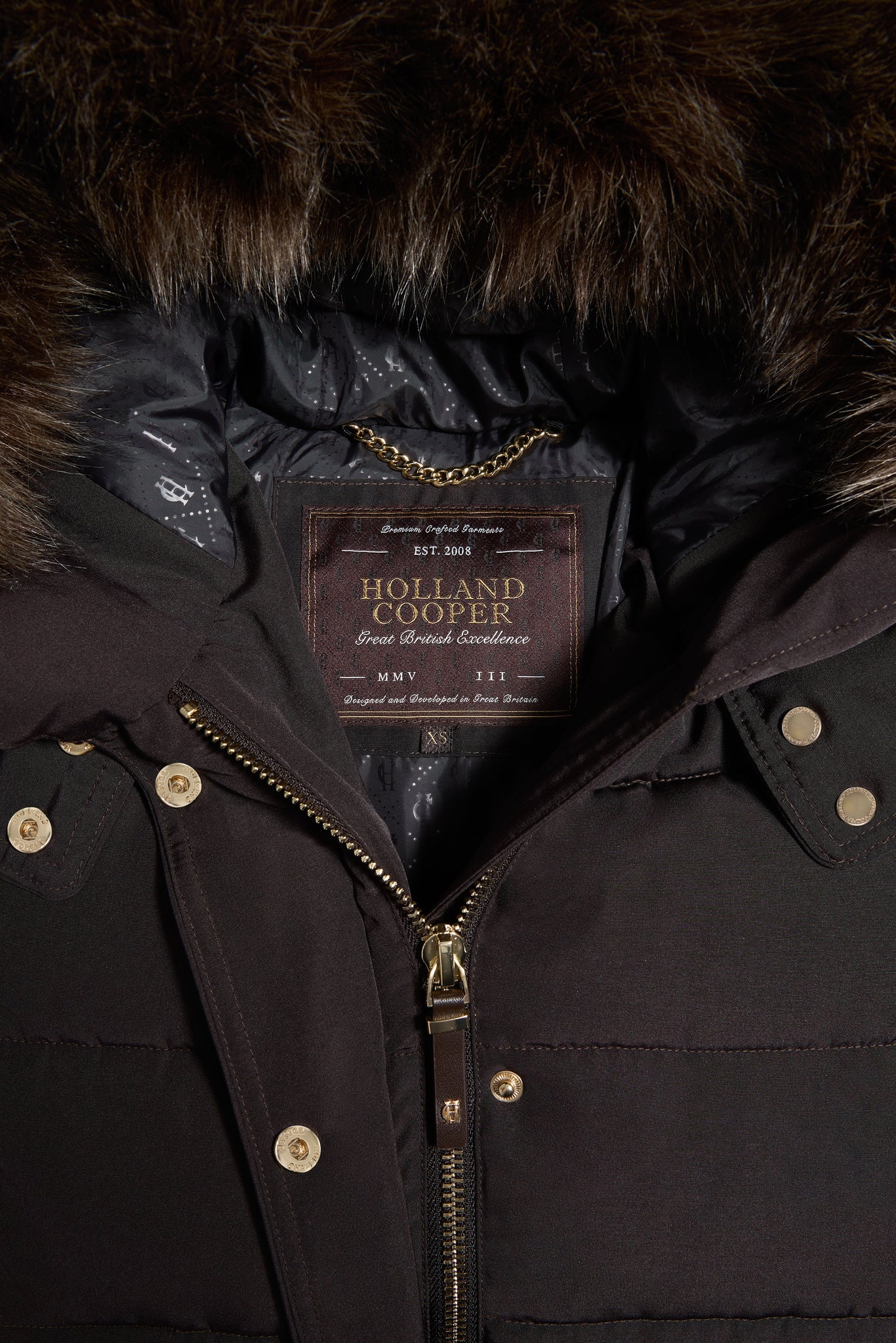 Stoneleigh Longline Coat (Chocolate)