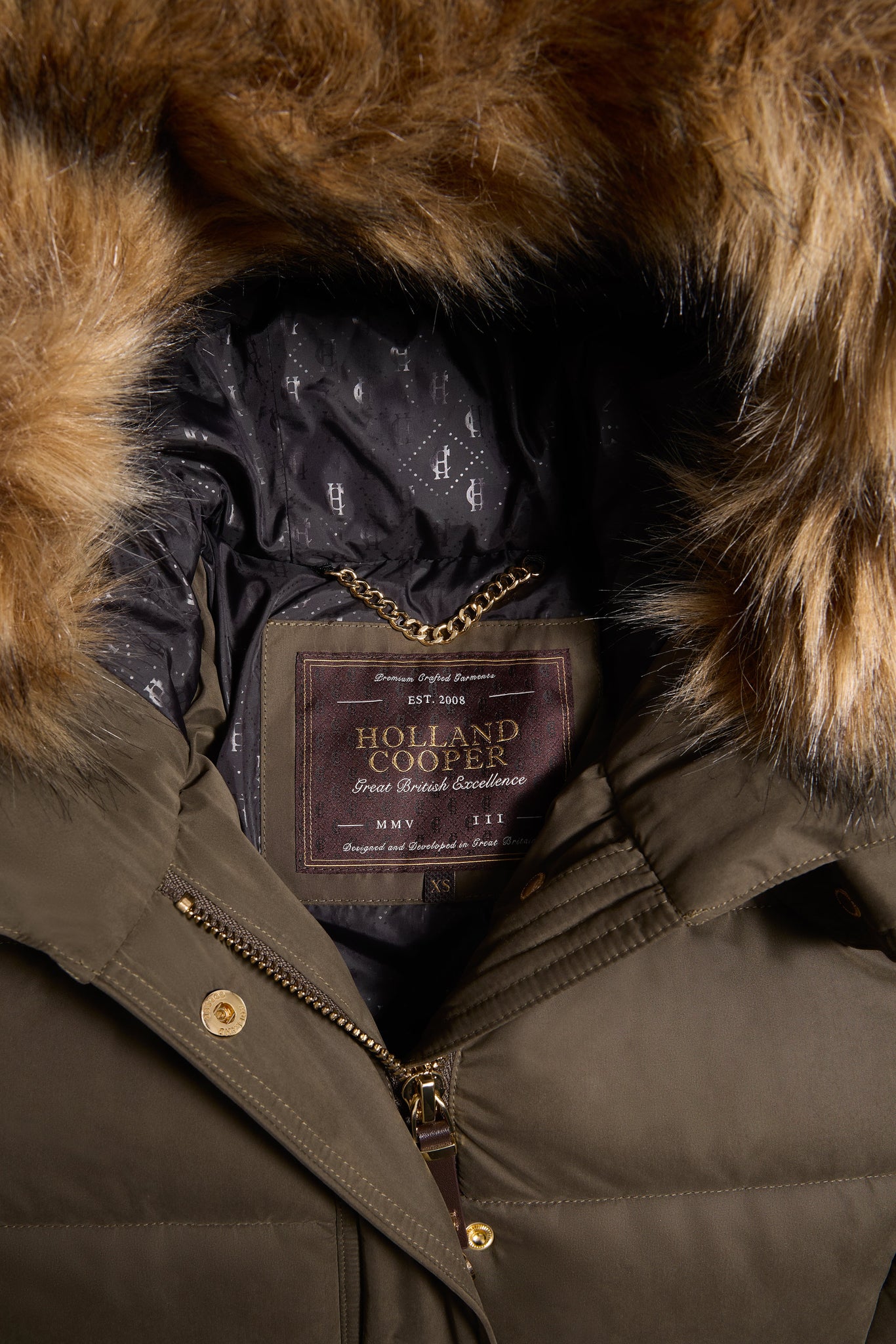 Stoneleigh Longline Coat (Heritage Khaki)