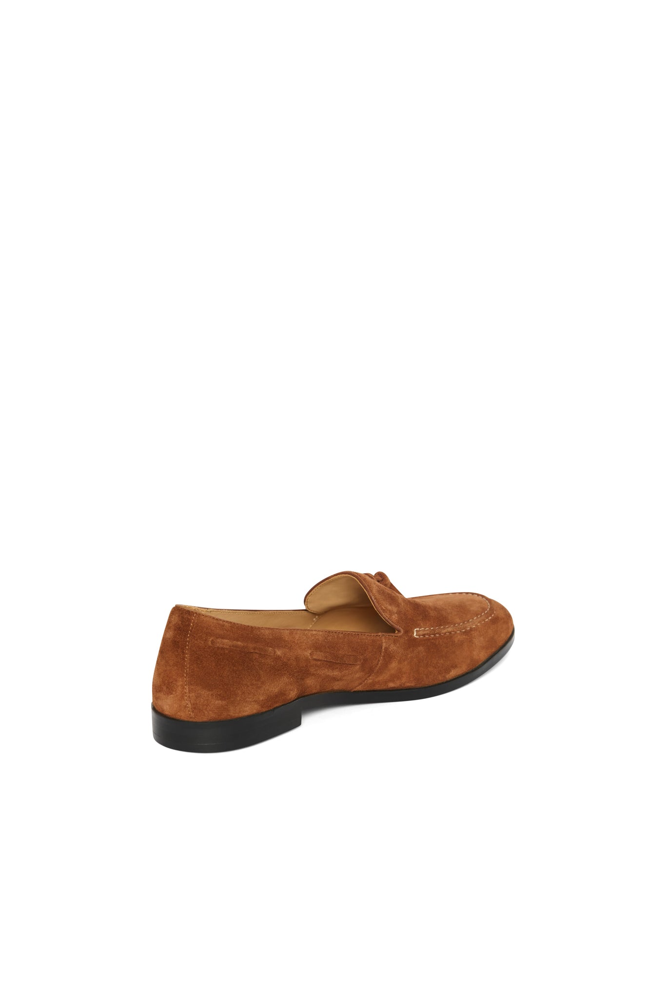 Men's Suede Tassel Loafer (Cognac)