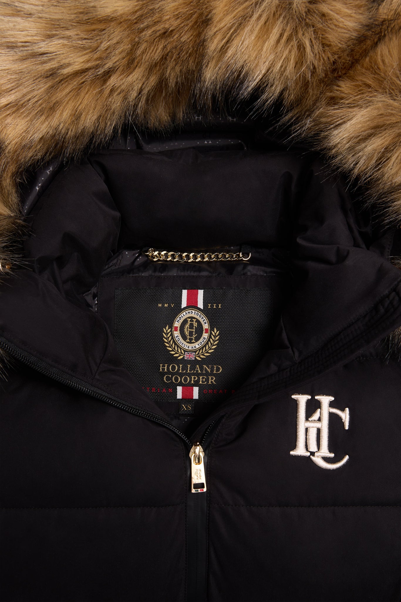 Team Padded Coat (Black)