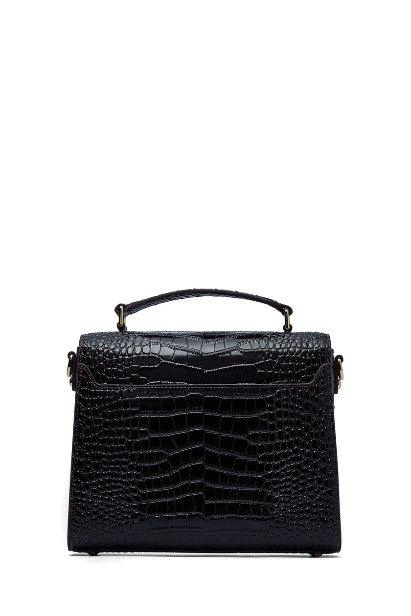 Cheltenham Bag (Rich Chocolate Croc)