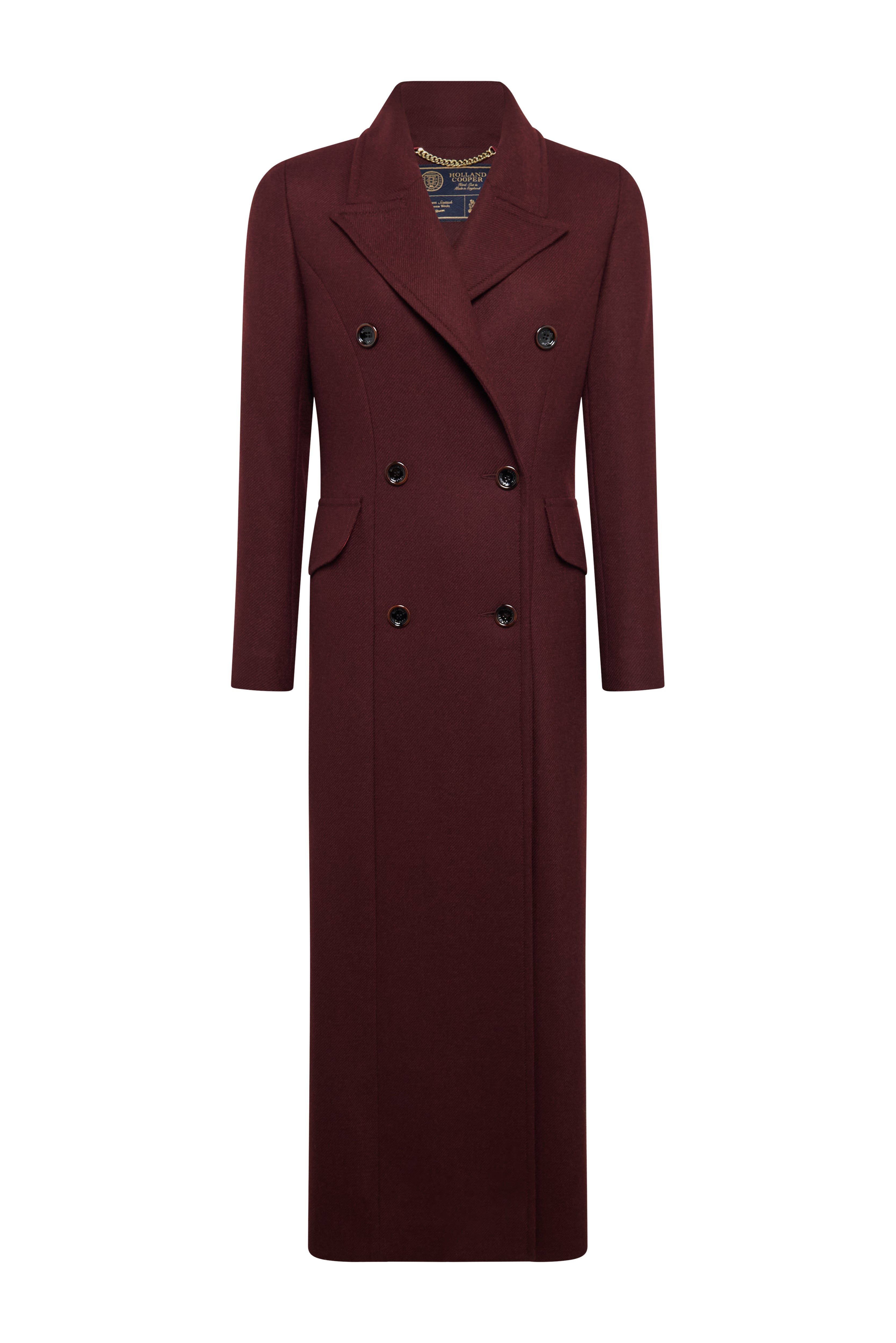 The Trinity Coat (Merlot) Look – Holland Cooper US