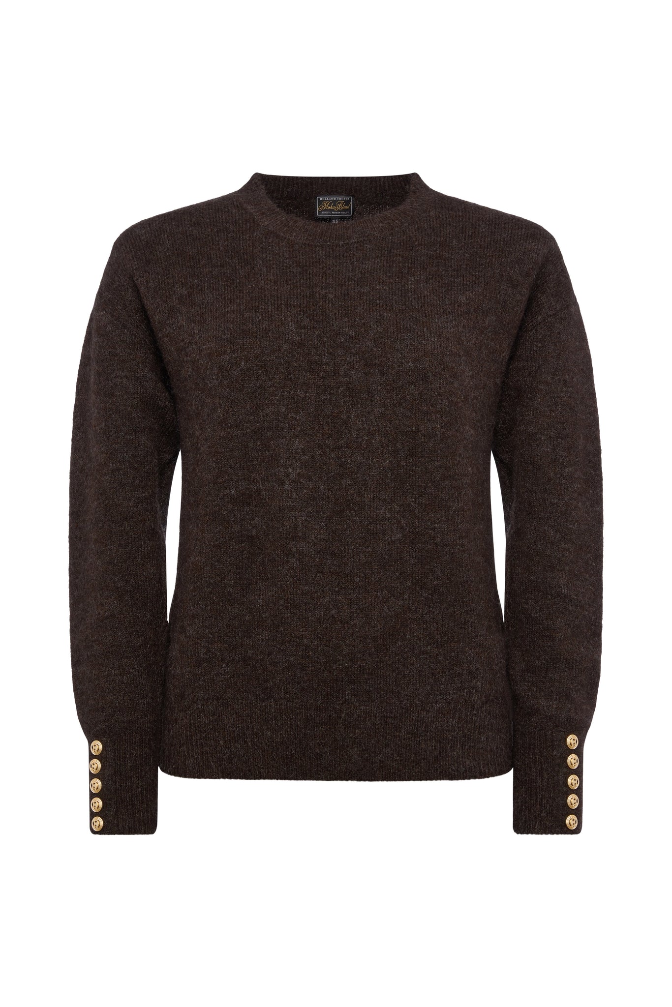 Tori Crew Neck Knit (Chocolate)