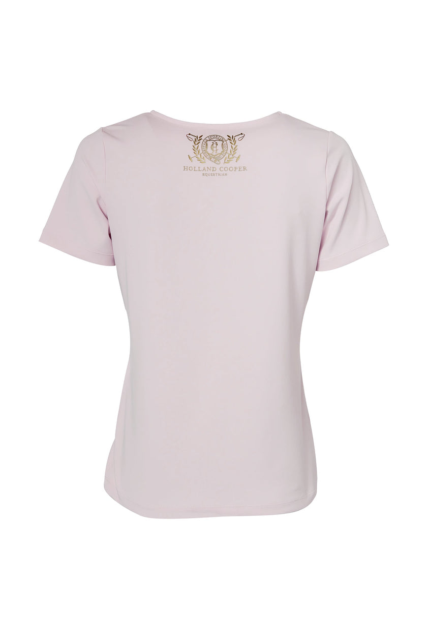 Training V-Neck Tee (Blush)