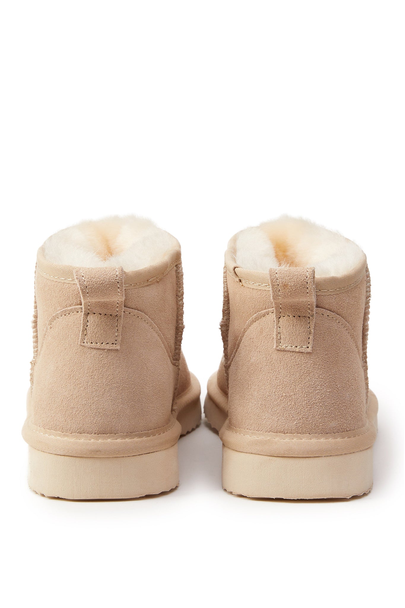 Ultra Mini Shearling Boot (Oyster)