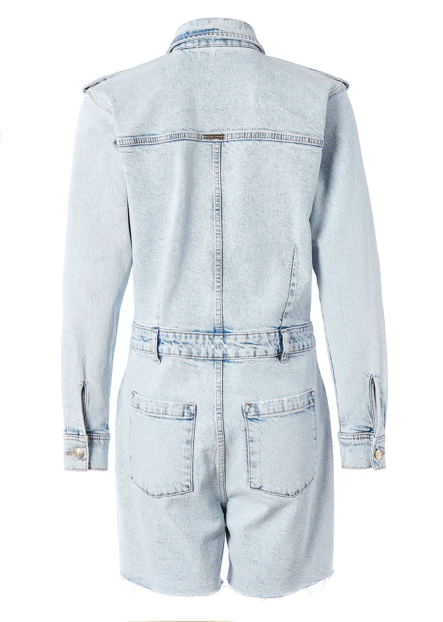 Utility Playsuit (Light Stone Wash)