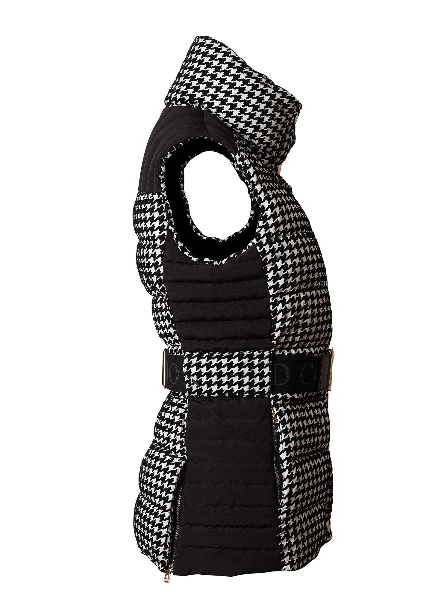 Valais Quilted Gilet (Houndstooth)