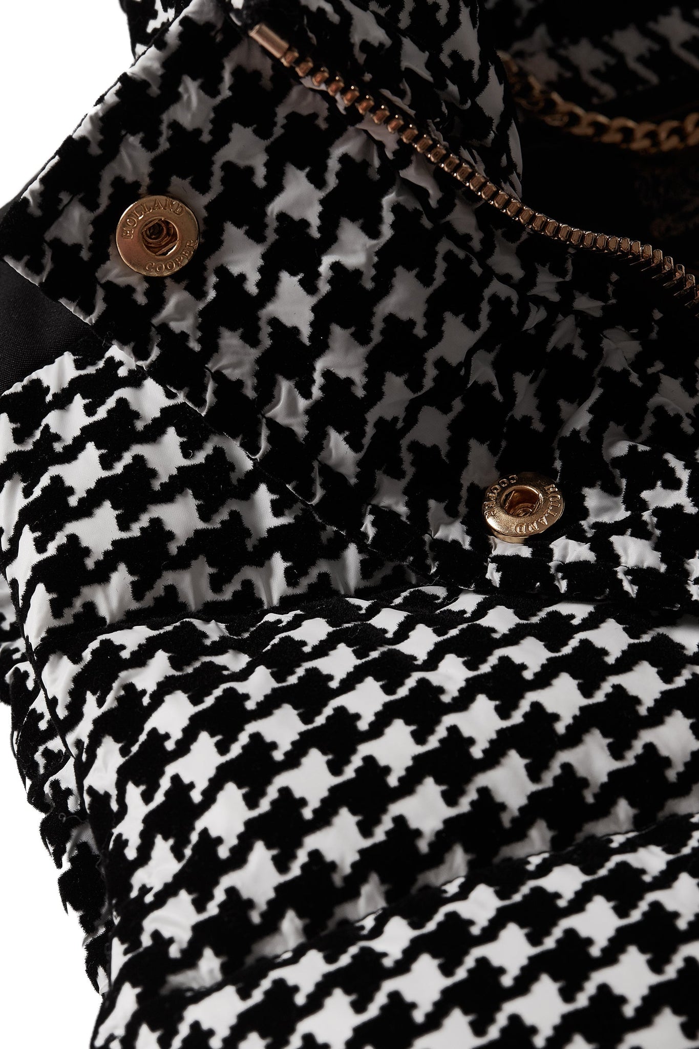 Valais Quilted Gilet (Houndstooth)