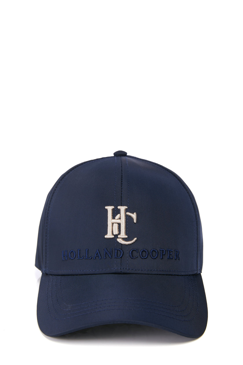 Burghley Equestrian Cap (Ink Navy Monogram)