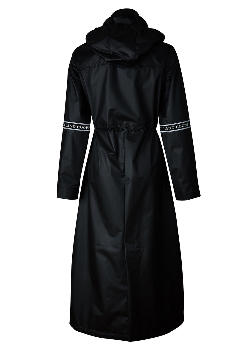 Longline Rain Coat (Matte Black)