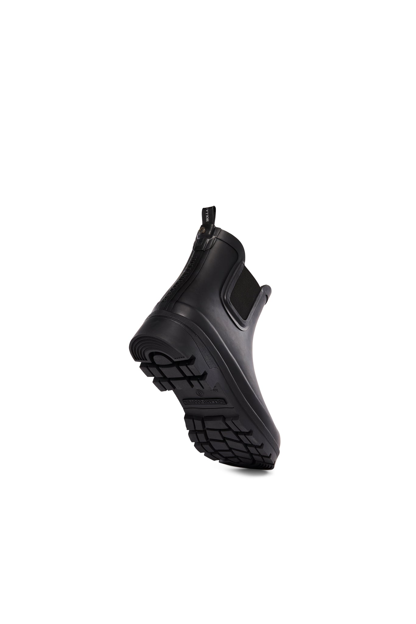 Sherpa Lined Chunky Chelsea Wellington (Black)