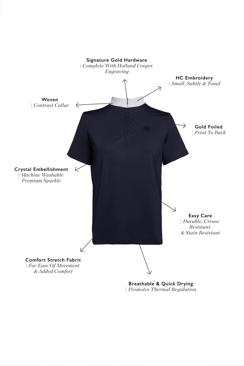 Windsor Short Sleeve Base Layer (Ink Navy)