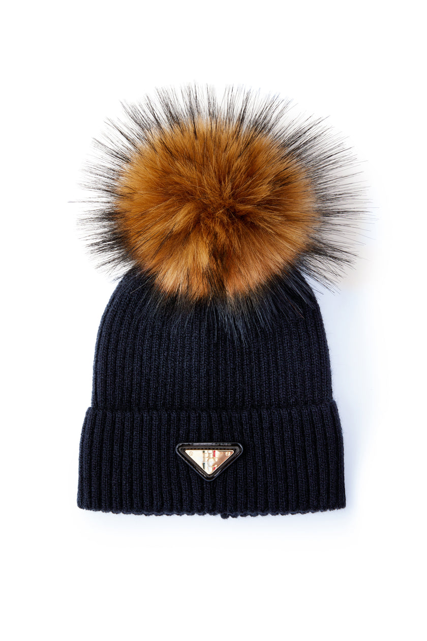 Burghley Bobble Hat (Ink Navy)