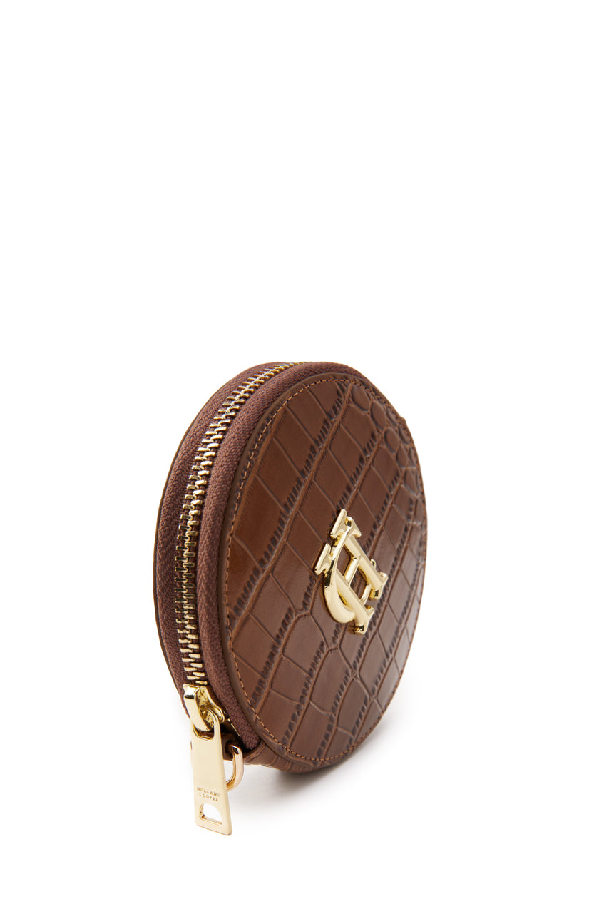 Chelsea Coin Purse (Tan Croc)