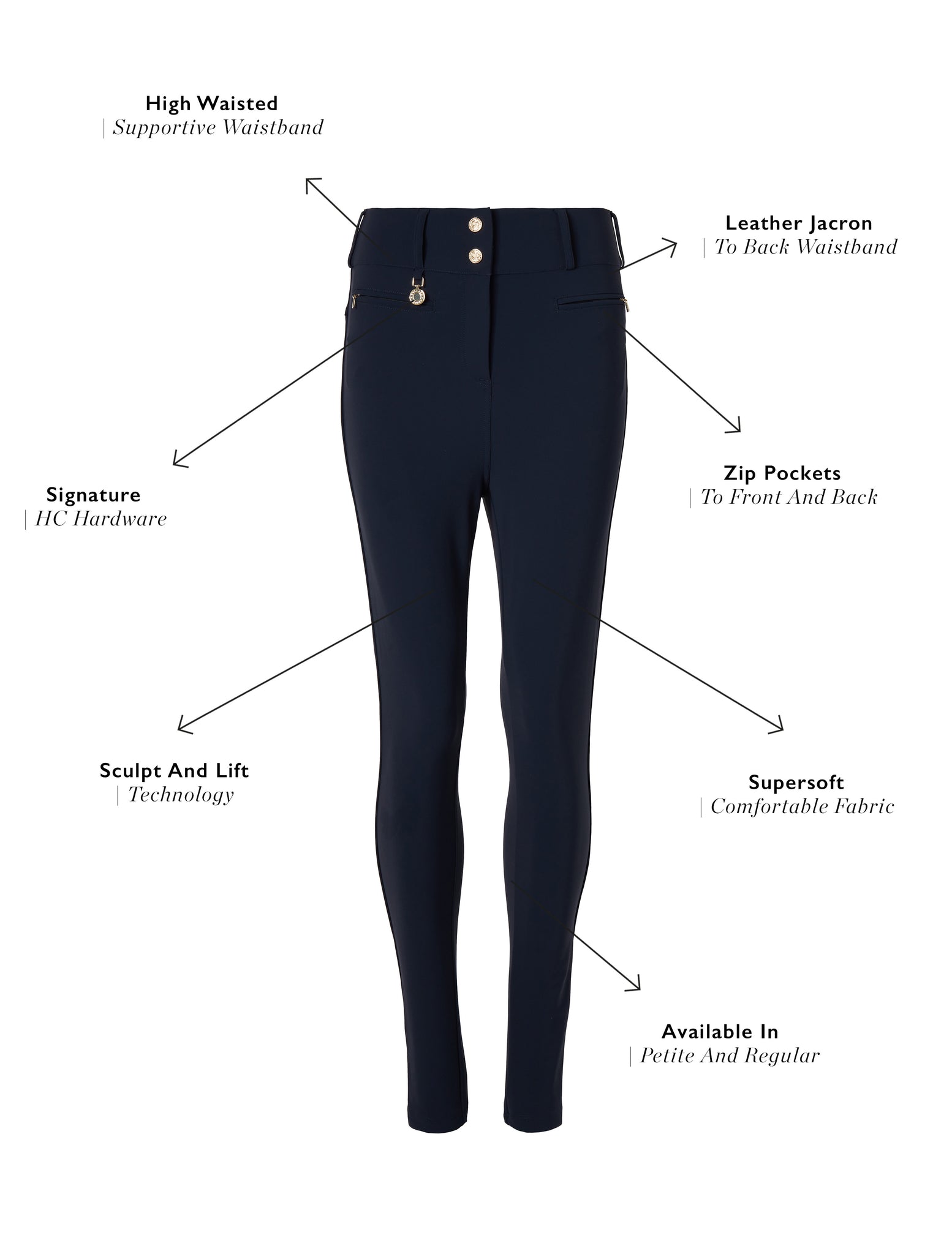 Contour Trouser (Ink Navy)