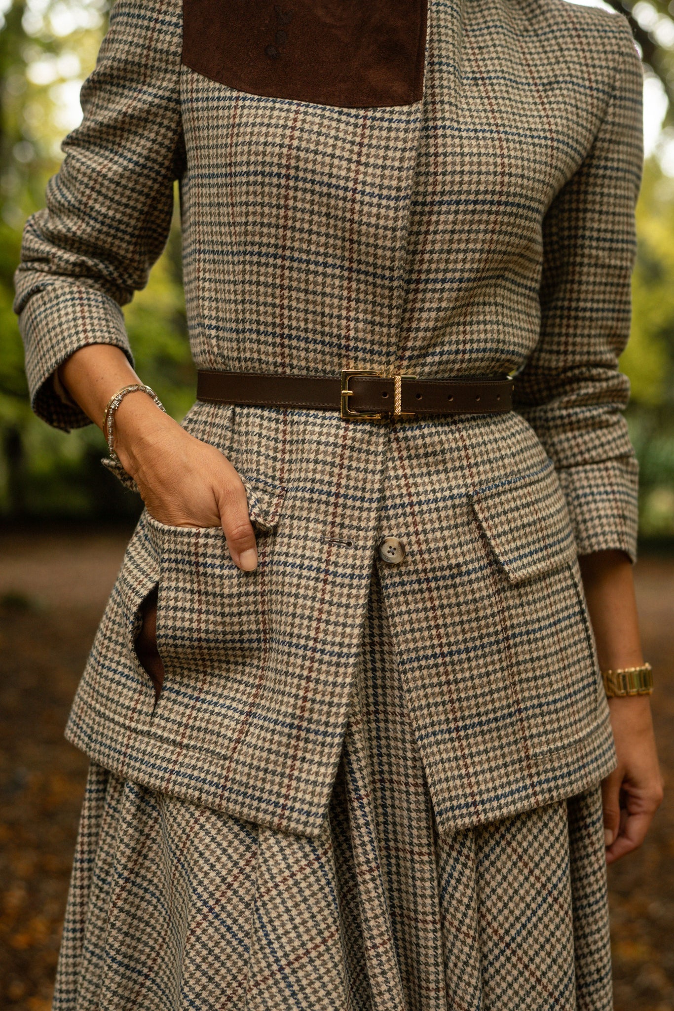 Buckingham Slim Belt (Tan Chocolate)