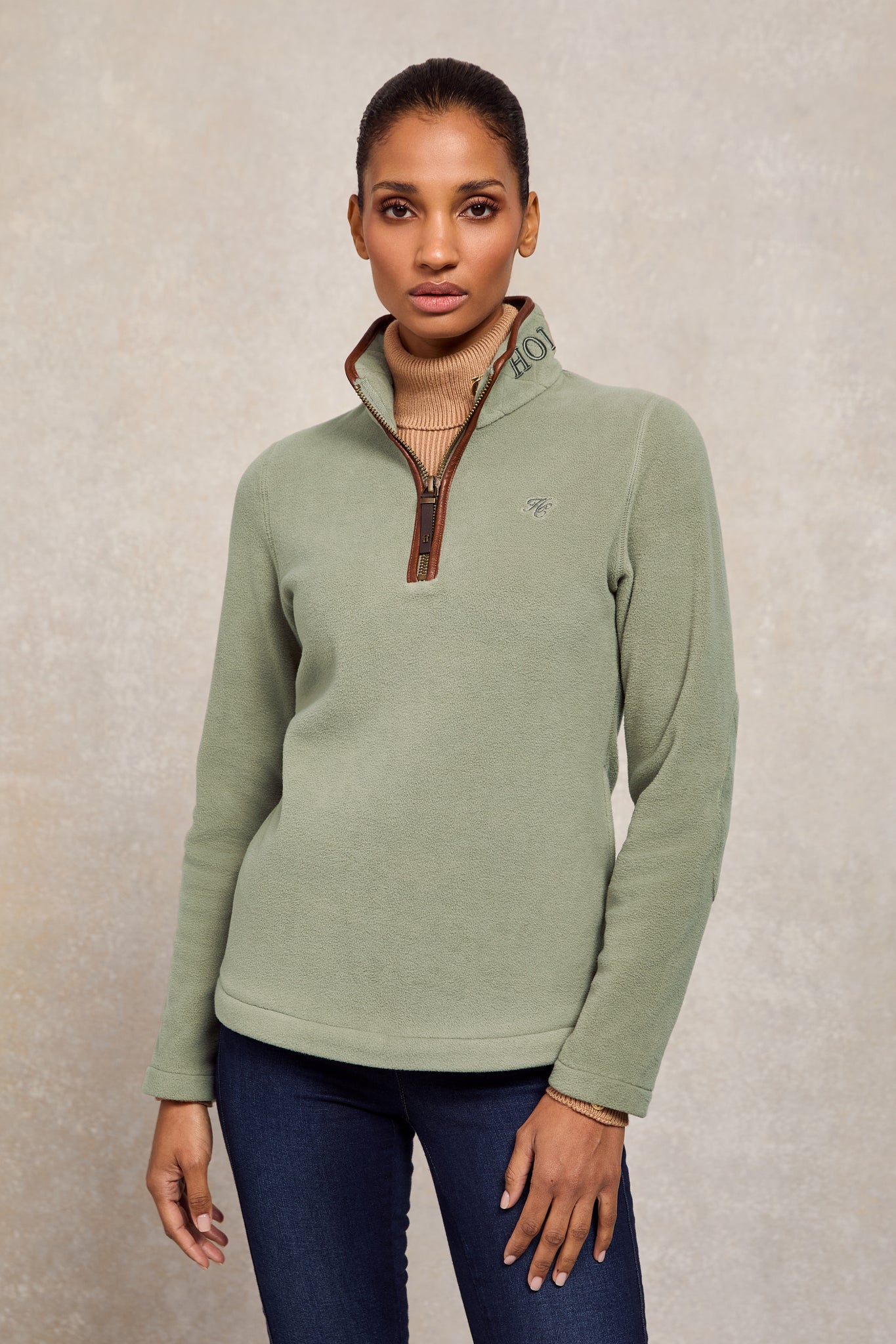 Country Fleece Quarter Zip (Sage)