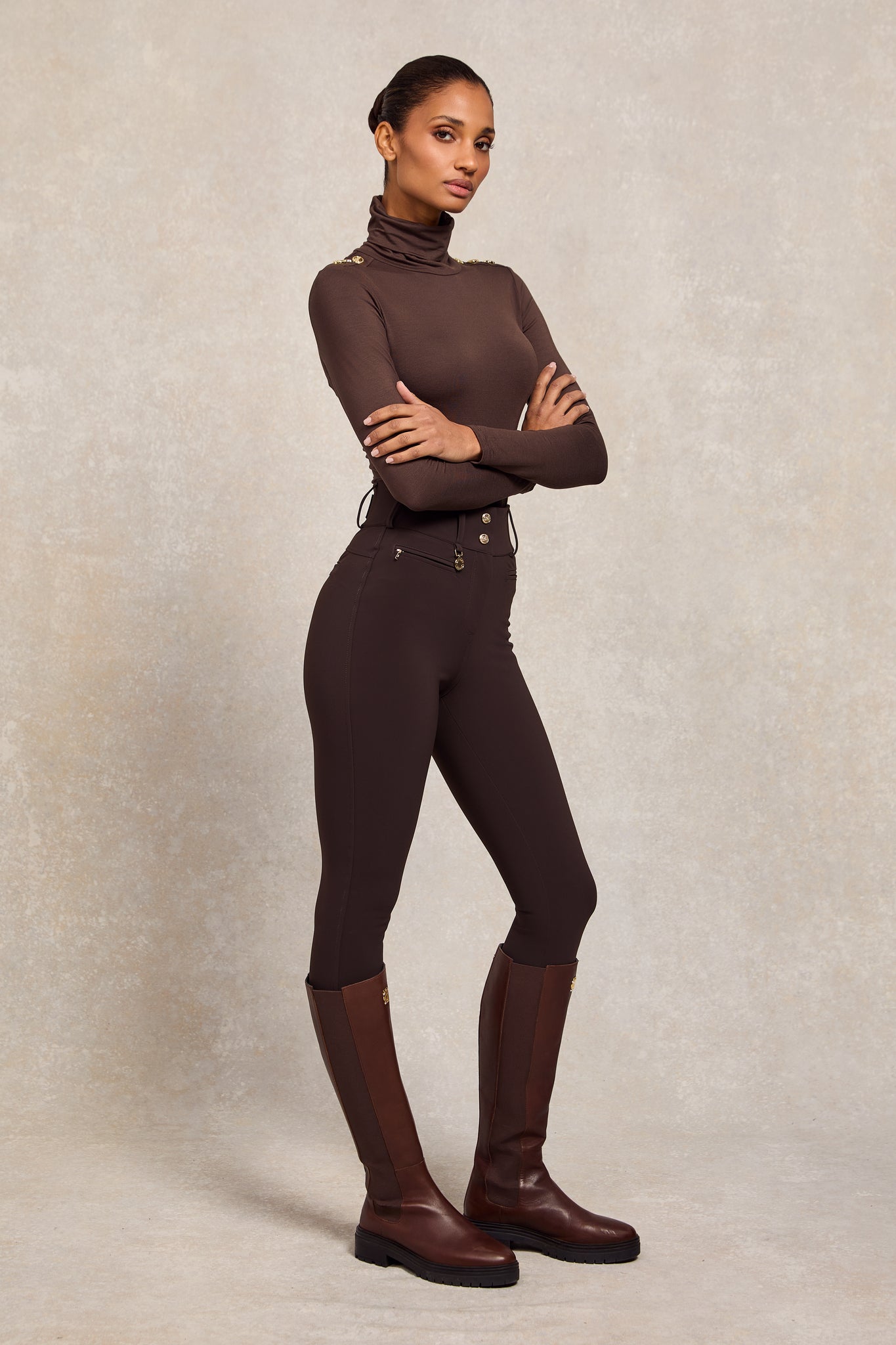 Contour Trouser (Chocolate)