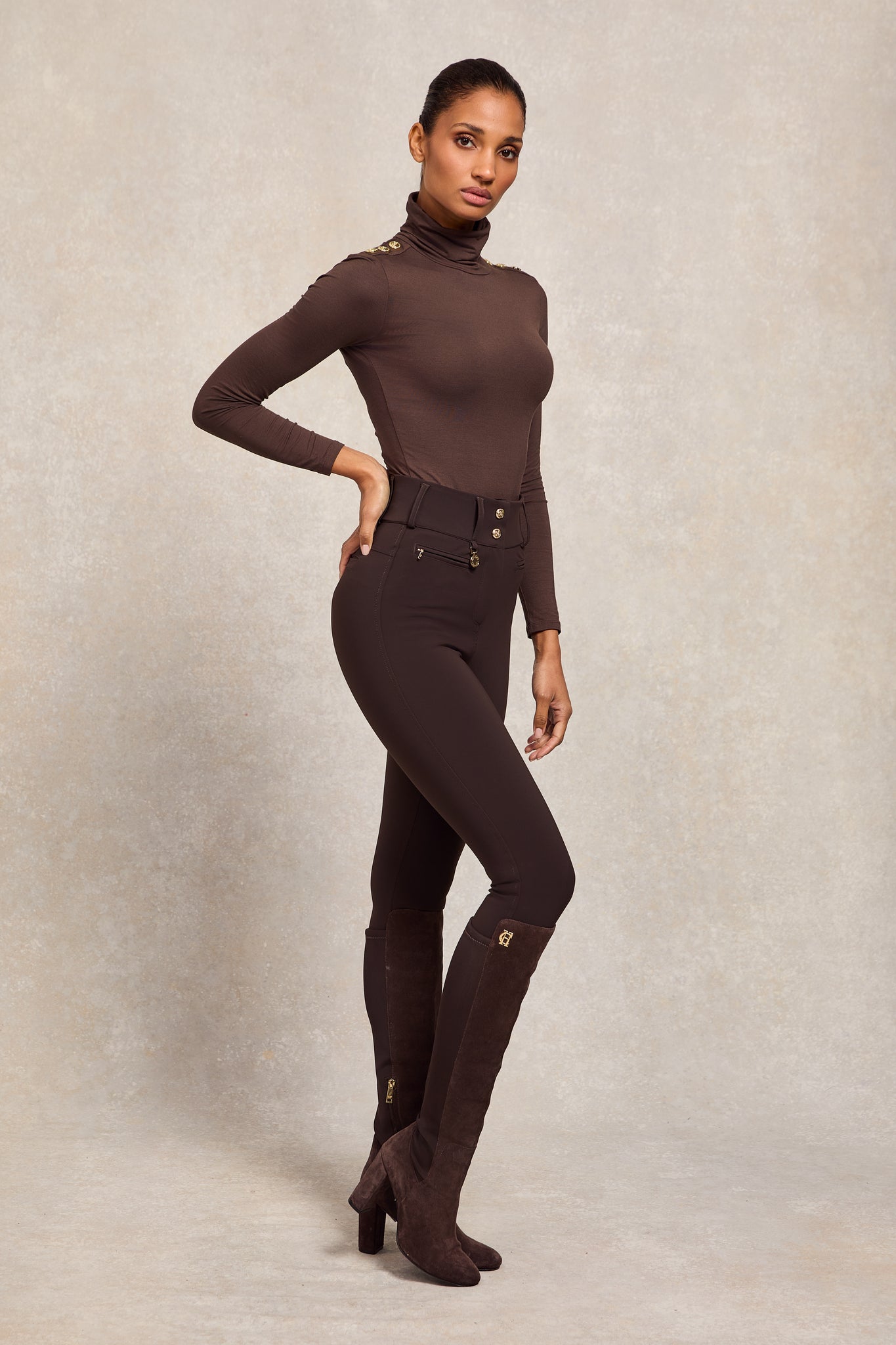 Contour Trouser (Chocolate)