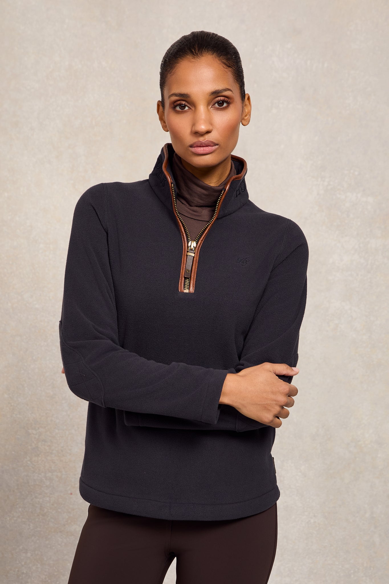 Country Fleece Quarter Zip (Ink Navy)