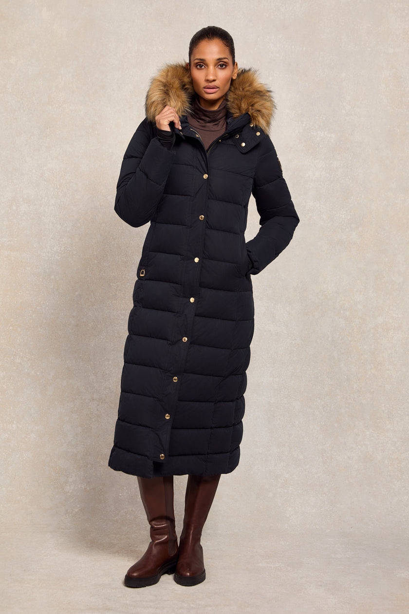 Stoneleigh Longline Coat (Ink Navy)