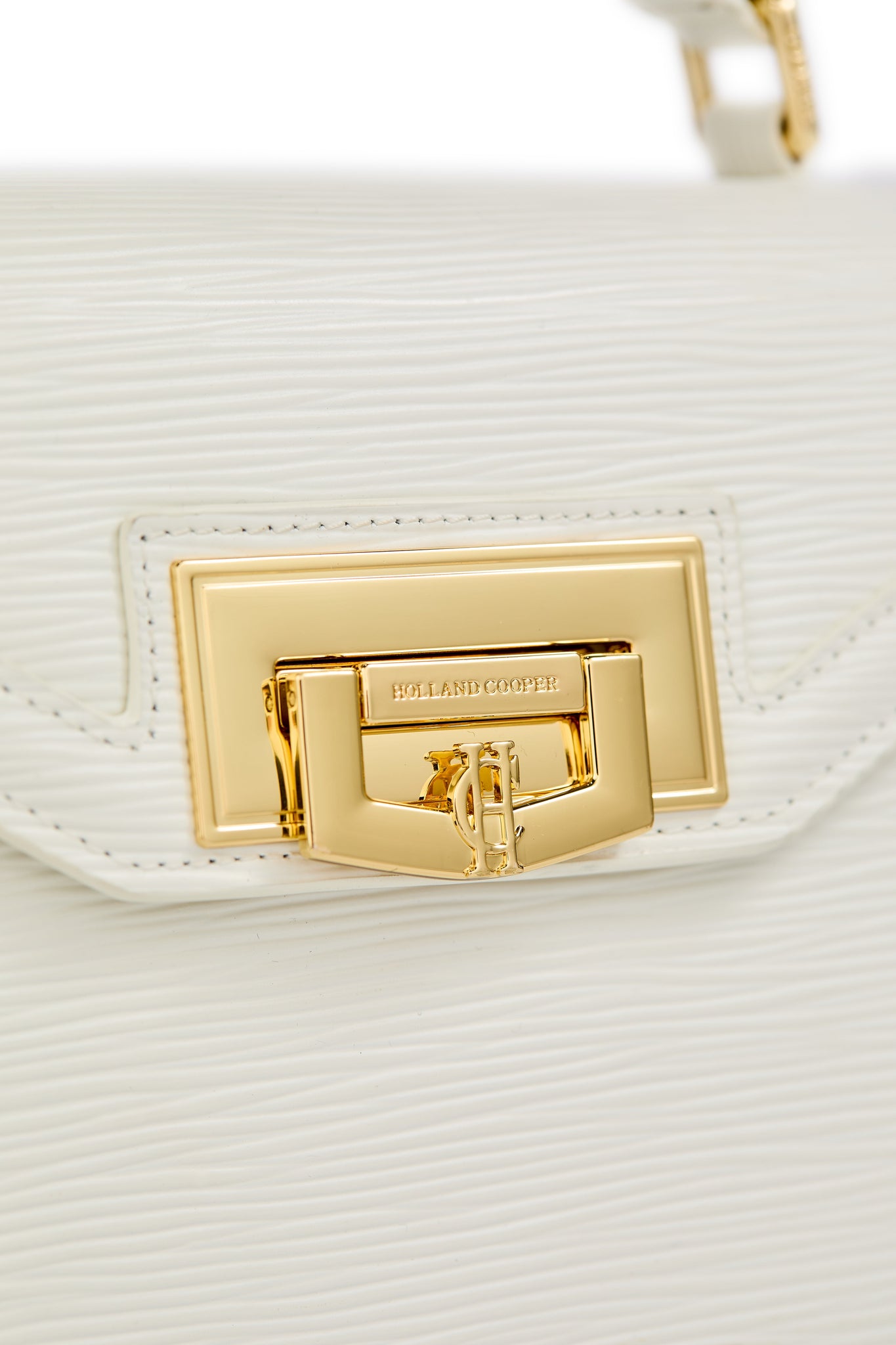 Mini Cheltenham Bag (White Textured)