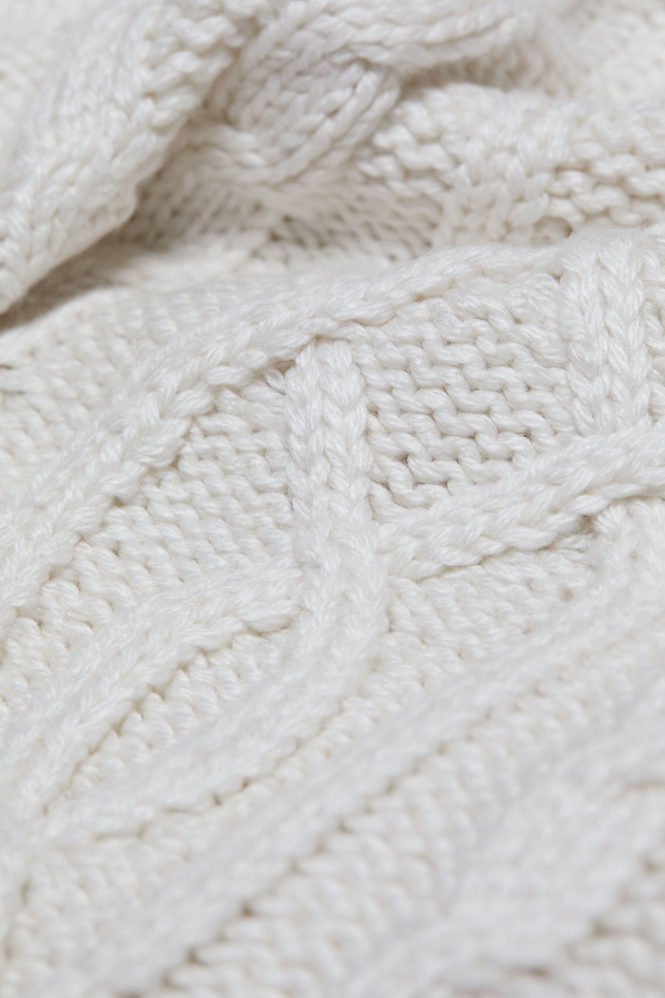 Ontario Roll Neck Knit (Winter White)