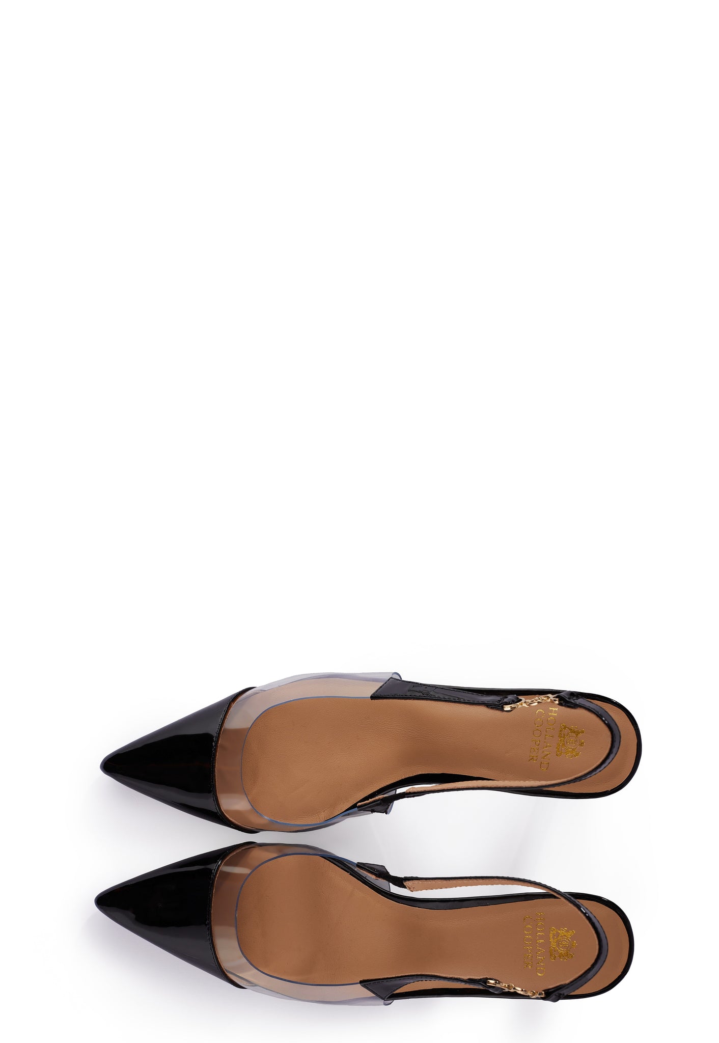 Regency Kitten Heel (Clear Black)