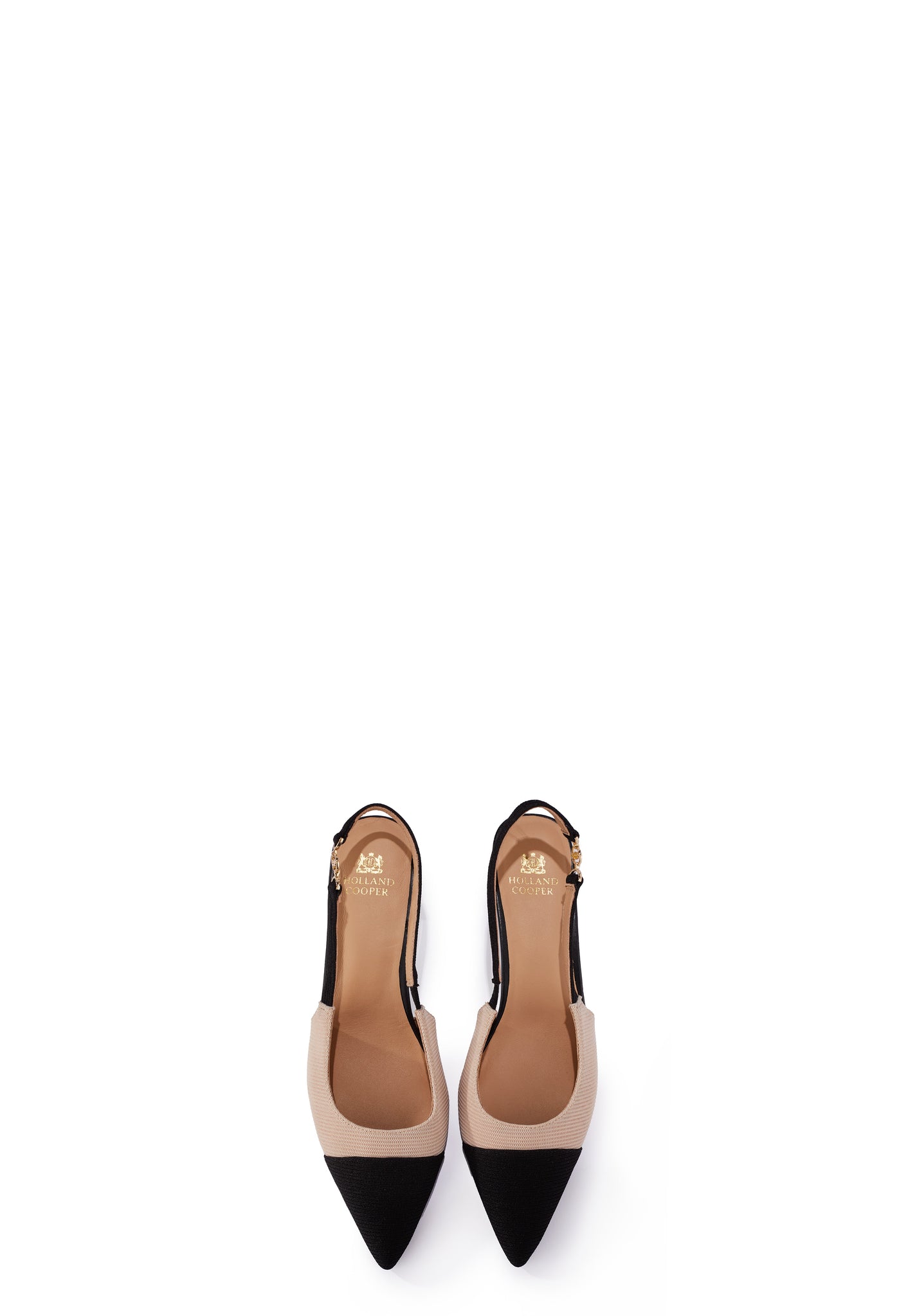 Regency Kitten Heel (Nude Black)