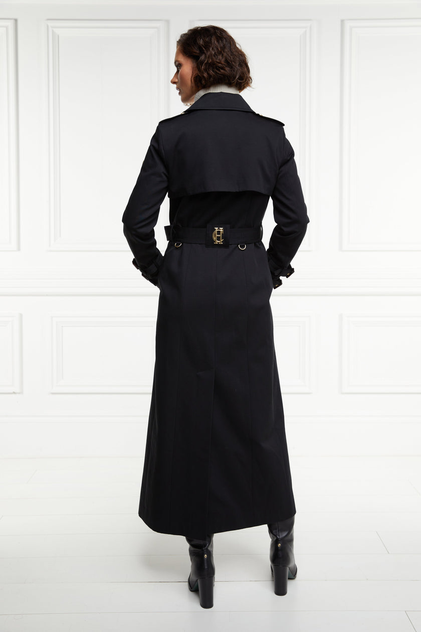 Gatcombe Full Length Trench Coat (Black)