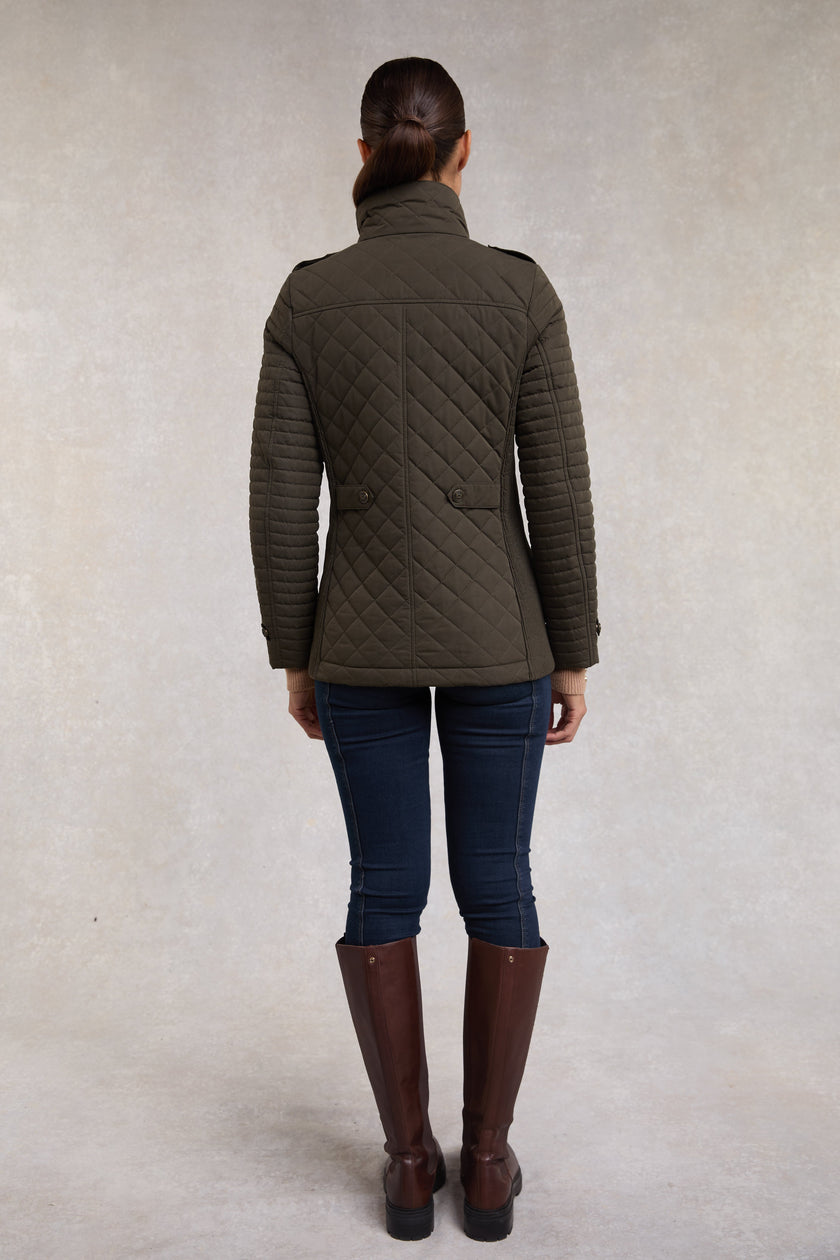 Juliana Quilted Jacket (Khaki)