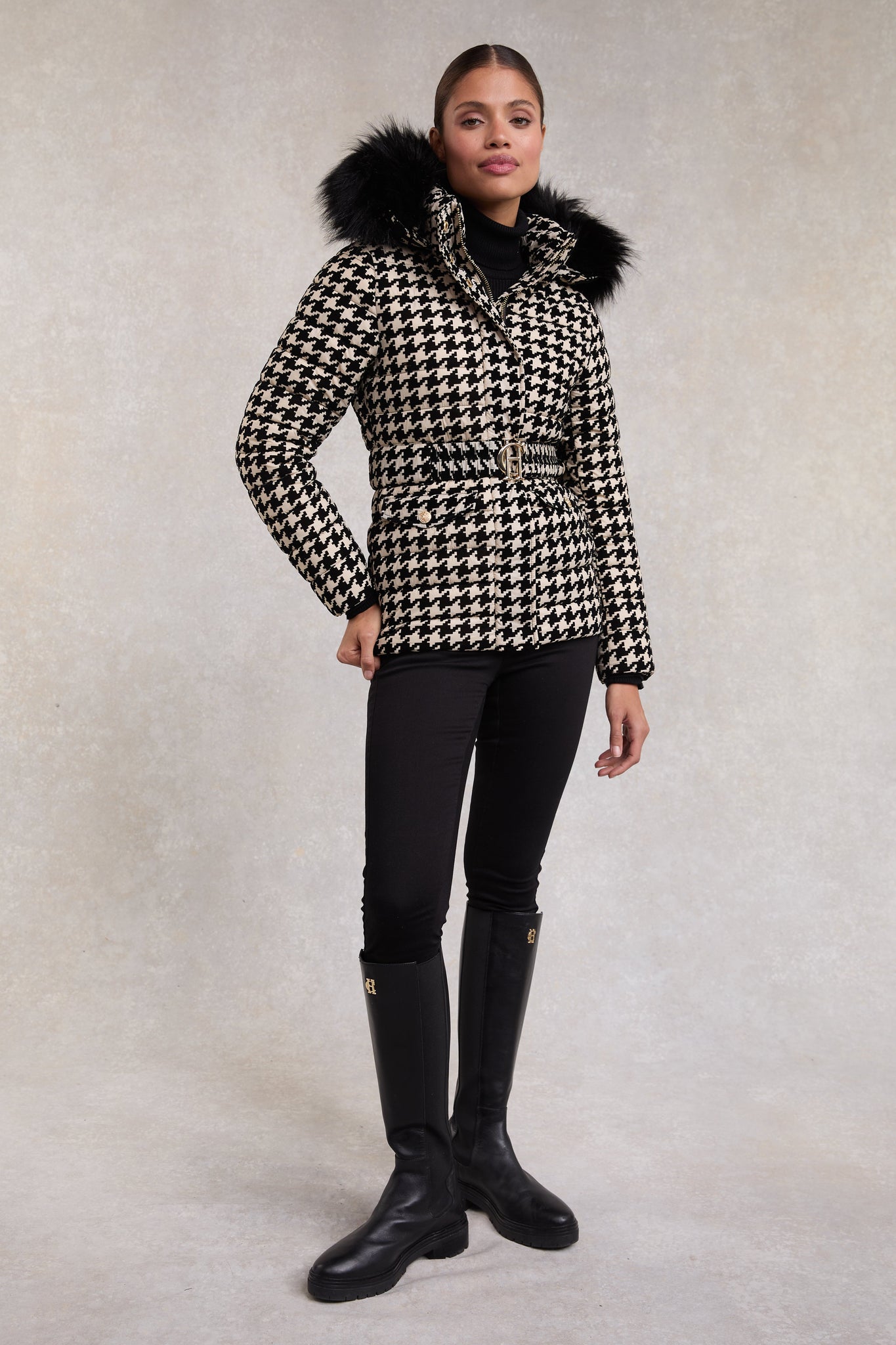 Moritz Jacket (Ecru Houndstooth)