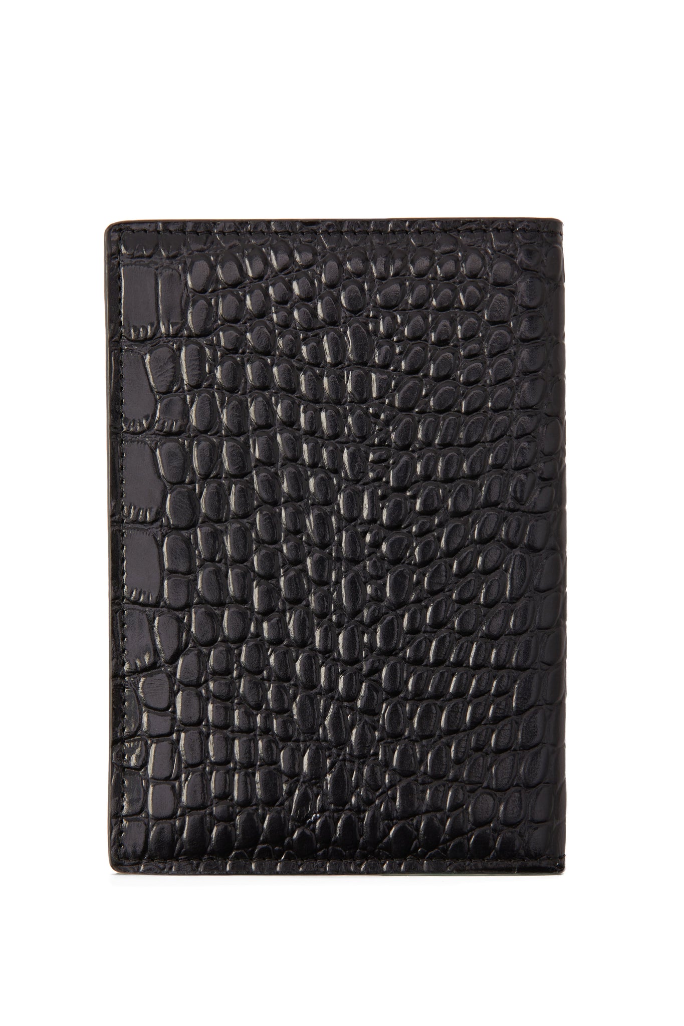 Chelsea Passport Holder (Black Croc)