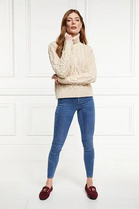 Belgravia Cable Knit (Oatmeal)