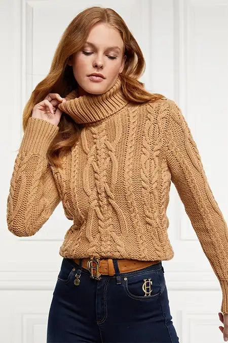 Belgravia Cable Knit (Camel)