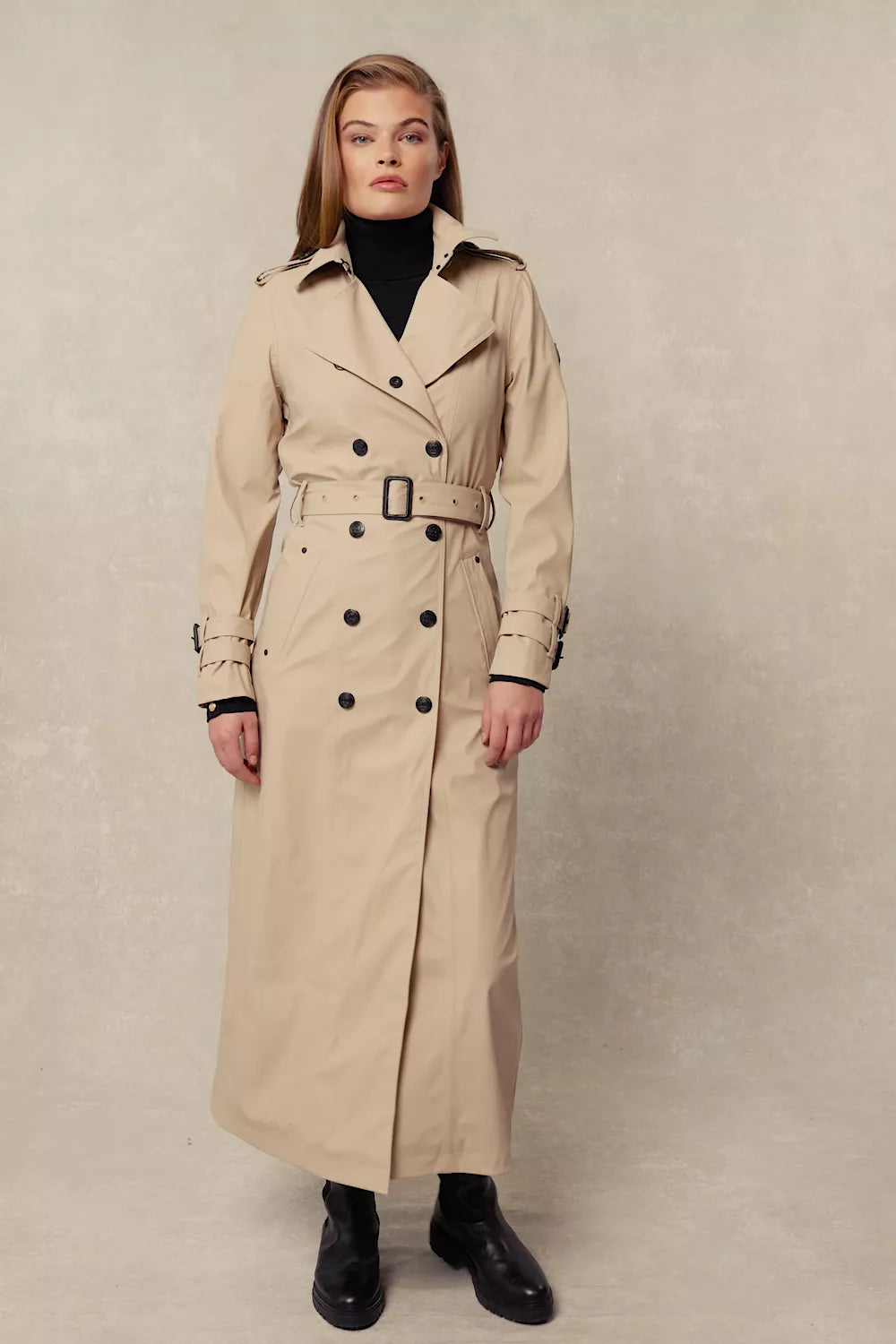 Full Length Kendal Waterproof Trench Coat (Stone) – Holland Cooper US