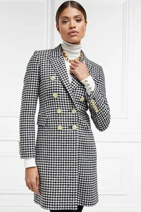 Knightsbridge Coat (Houndstooth)