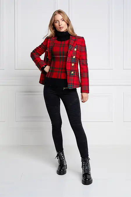 Knightsbridge Blazer (Red Tartan)