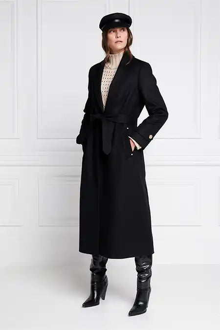 Wrap Coat (Soft Black)