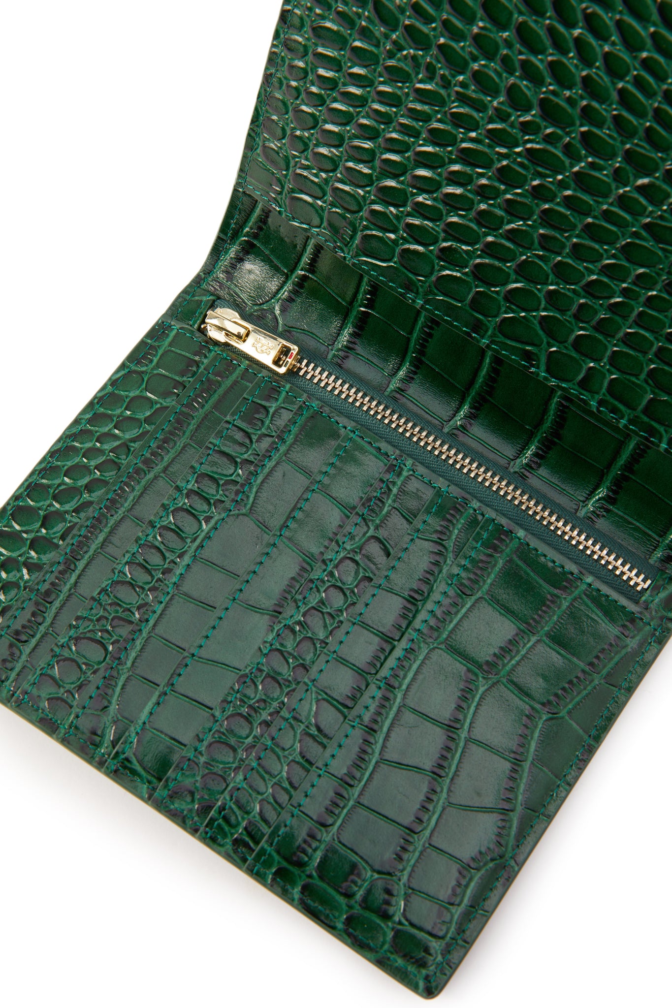 Chelsea Wallet (Emerald Croc)